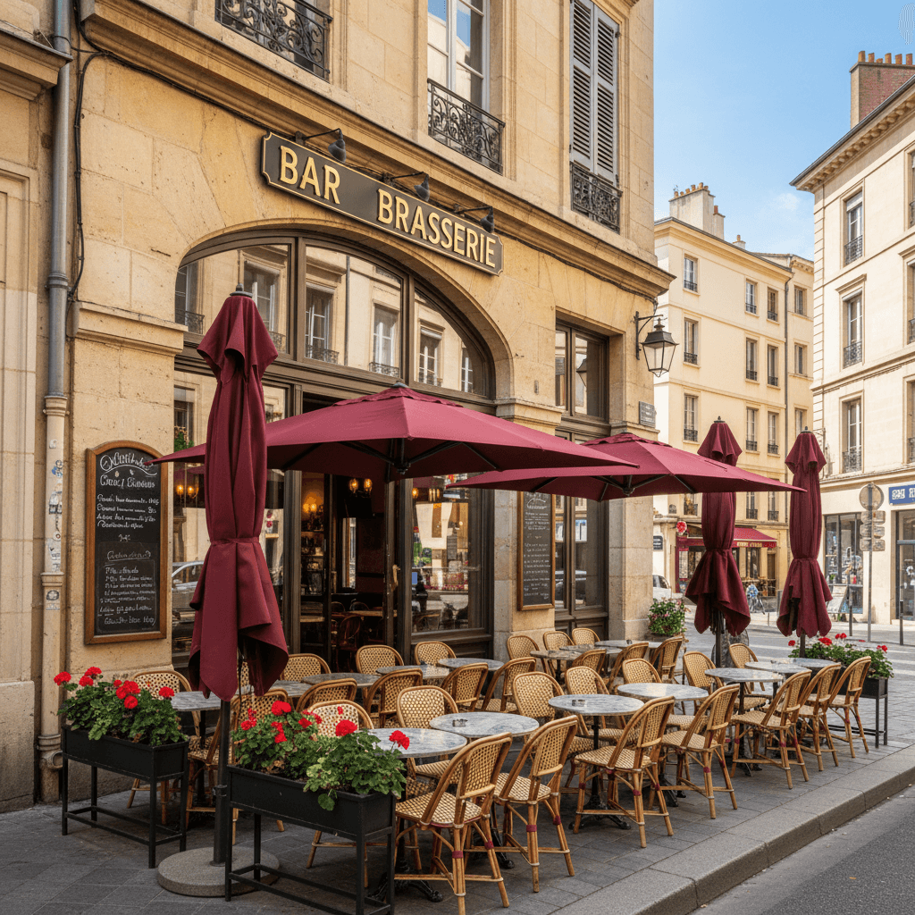 Bar-brasserie 100m² à Lyon : terrasse - licence IV