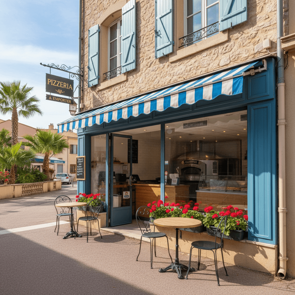 Fast-food 24m² à La Croix-Valmer : terrasse - extraction - Image 1