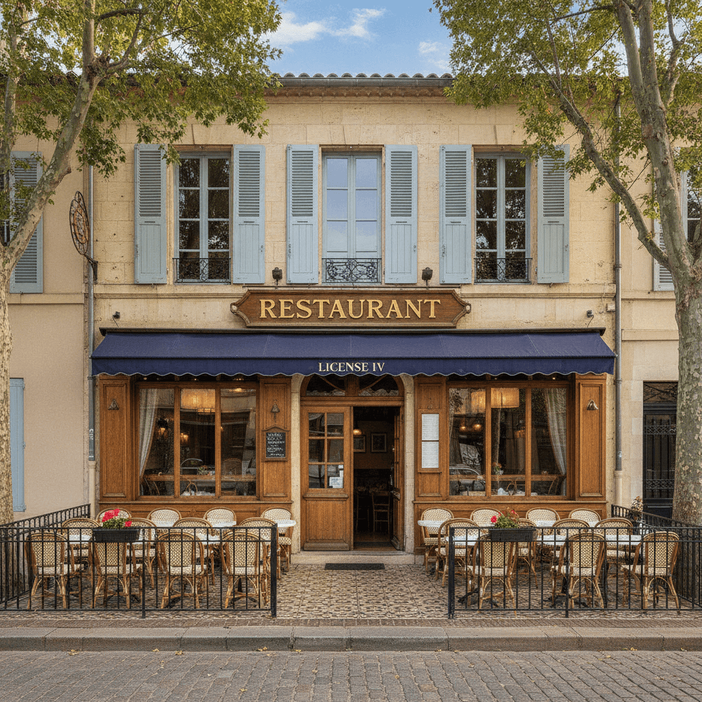 Restaurant 80m² à Sorgues : terrasse - licence IV - Image 1