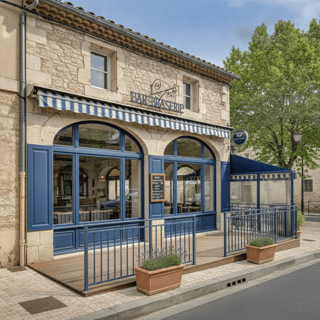 Bar-brasserie à Béziers : terrasse - licence IV - Image 1