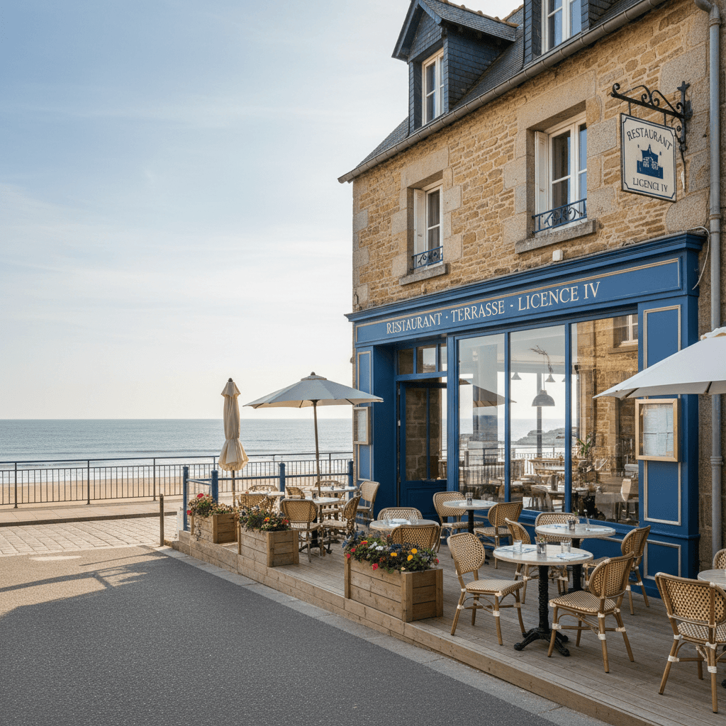 Restaurant : terrasse - licence IV - Image 1
