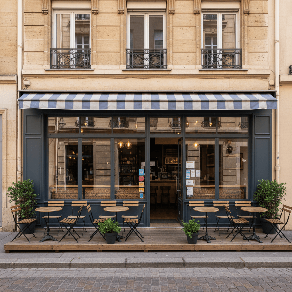 Snack à Lyon : terrasse