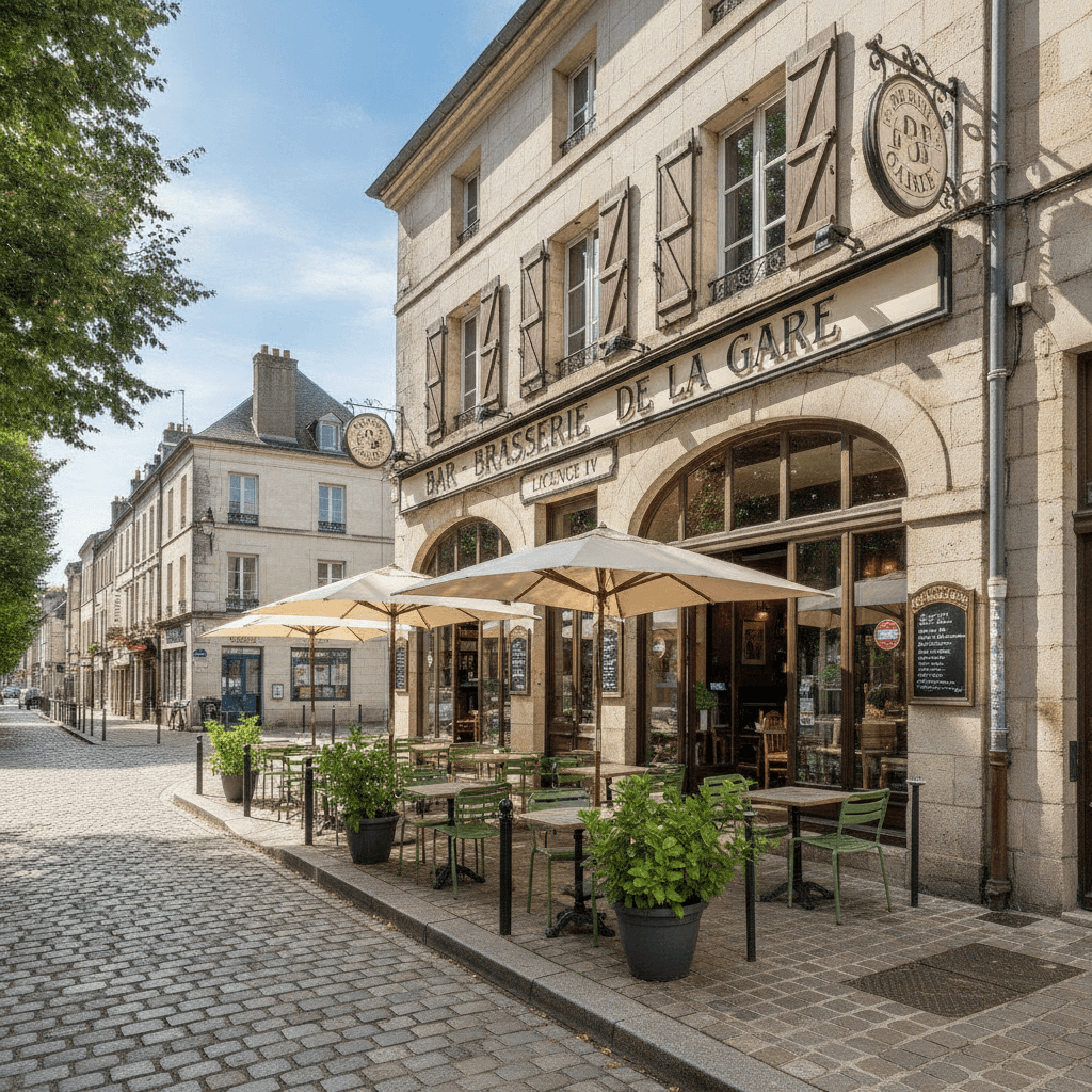 Bar-brasserie à Alençon : terrasse - licence IV - Image 1