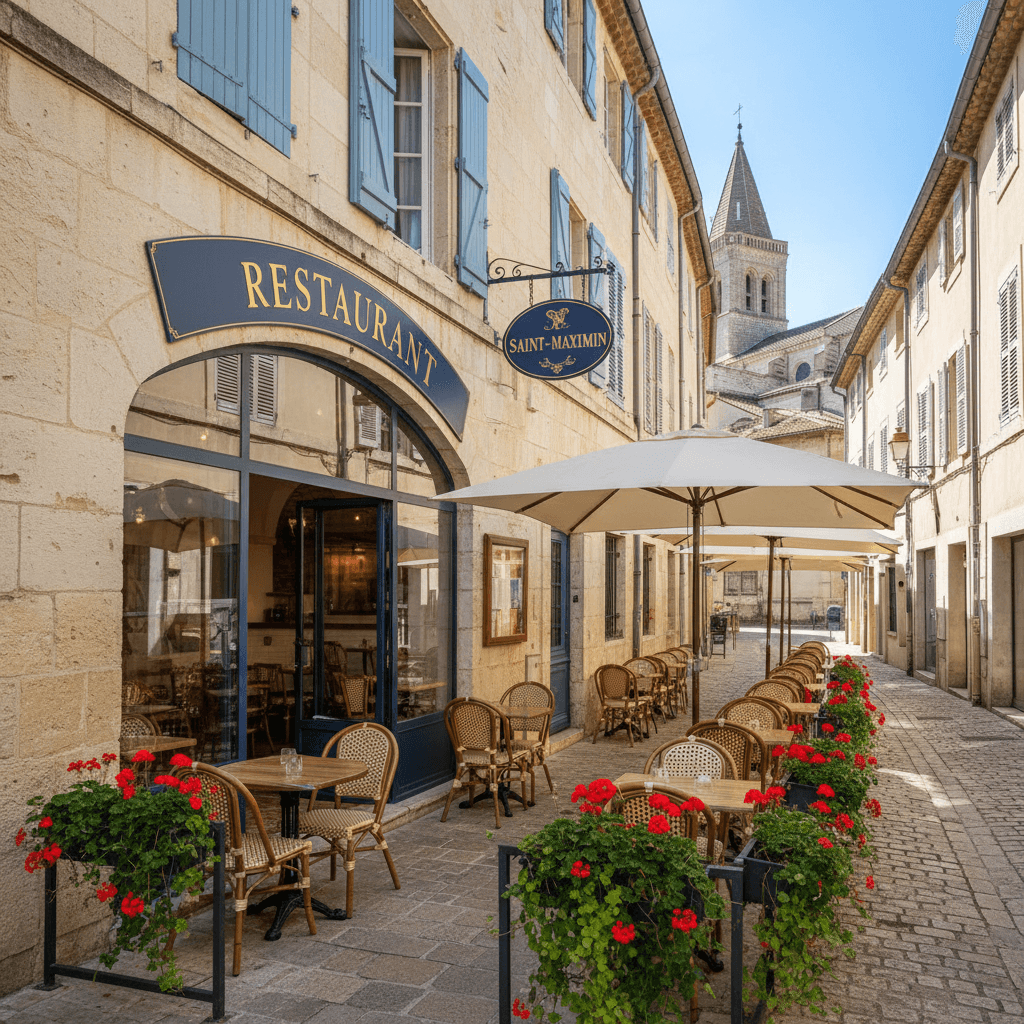 Restaurant à Saint-Maximin-La-Sainte-Baume : terrasse - licence IV - Image 1