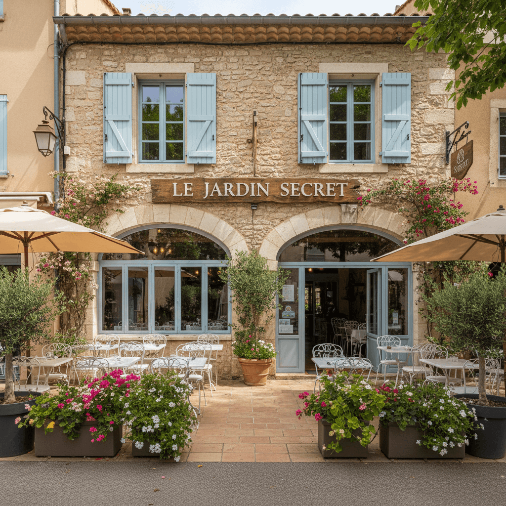 Restaurant 250m² à Valbonne : terrasse - licence IV - Image 1