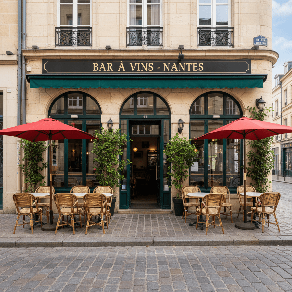 Bar-brasserie 55m² à Nantes : terrasse - licence IV - Image 1