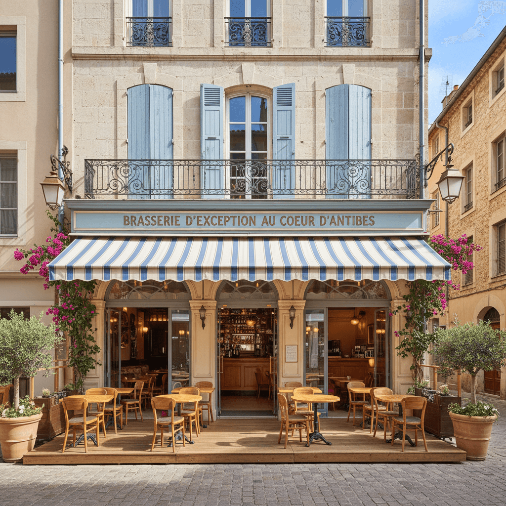 Bar-brasserie 227m² à Antibes : terrasse - licence IV - Image 1
