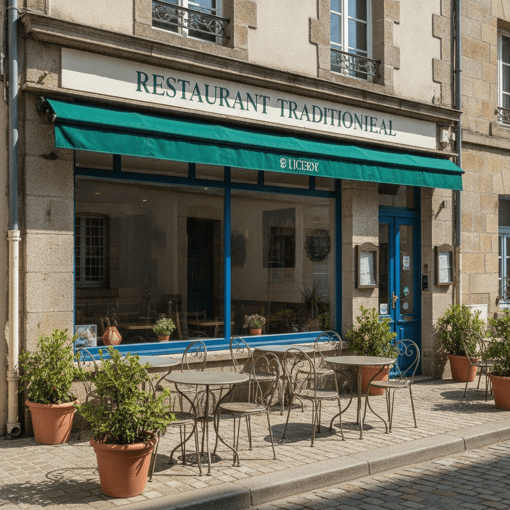 Restaurant à Vannes : terrasse - licence IV - Image 1