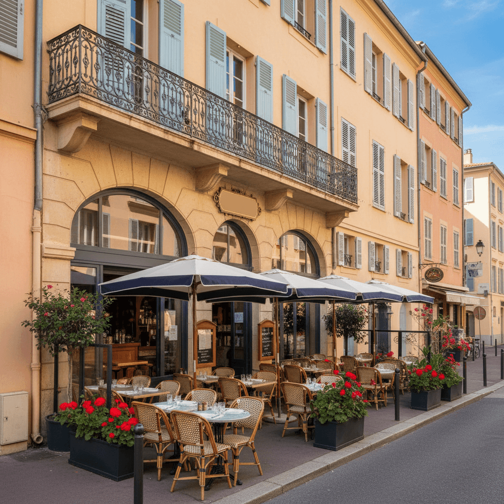 Restaurant 102m² à Nice : terrasse - licence IV
