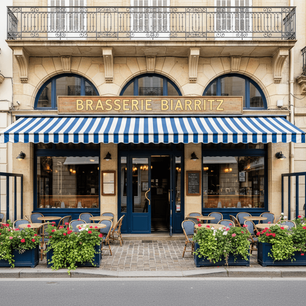 Bar-brasserie 119m² à Biarritz : terrasse - licence IV - Image 1