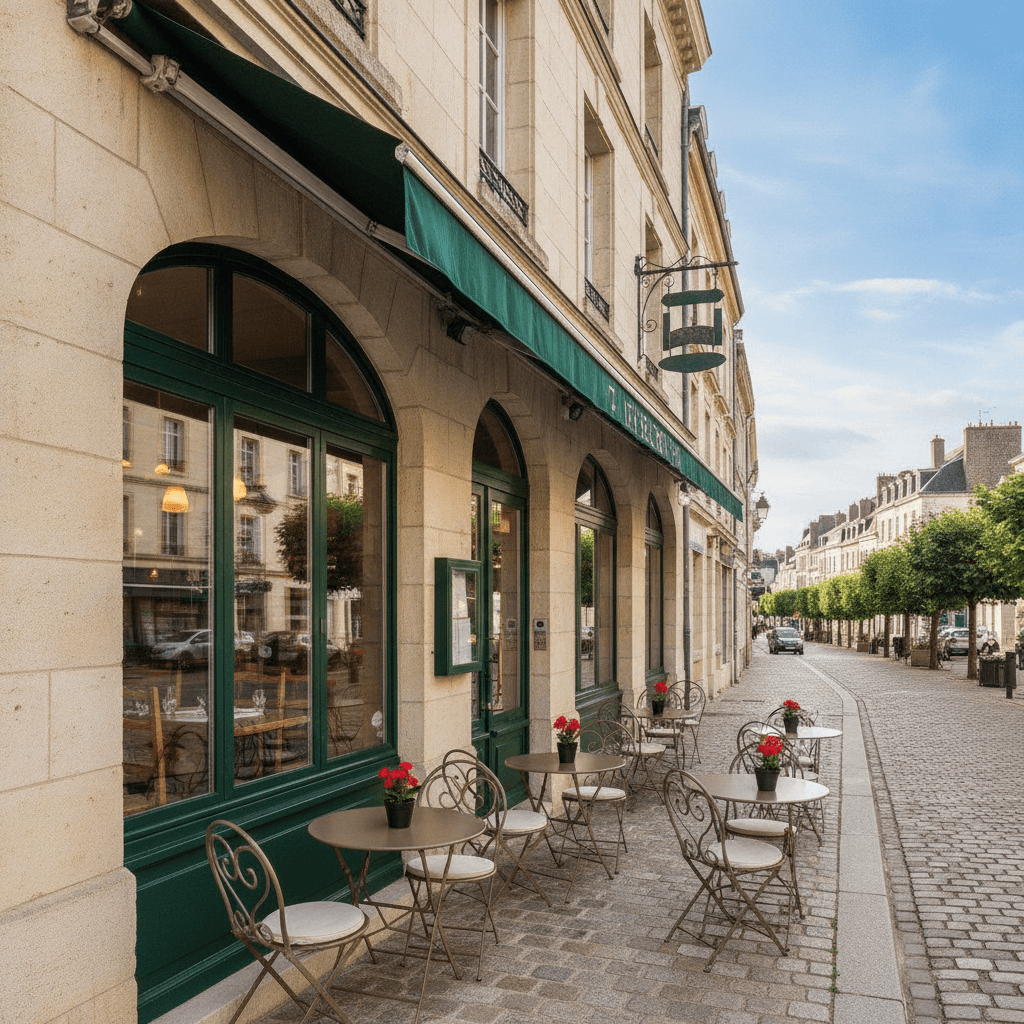Restaurant à La Roche-Sur-Yon : terrasse - licence IV - Image 1