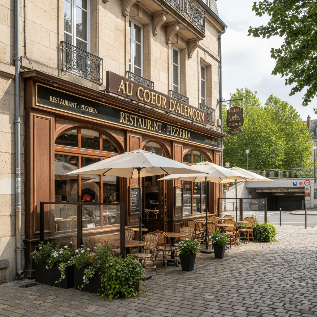 Restaurant 102m² à Alençon : terrasse - licence IV - Image 1