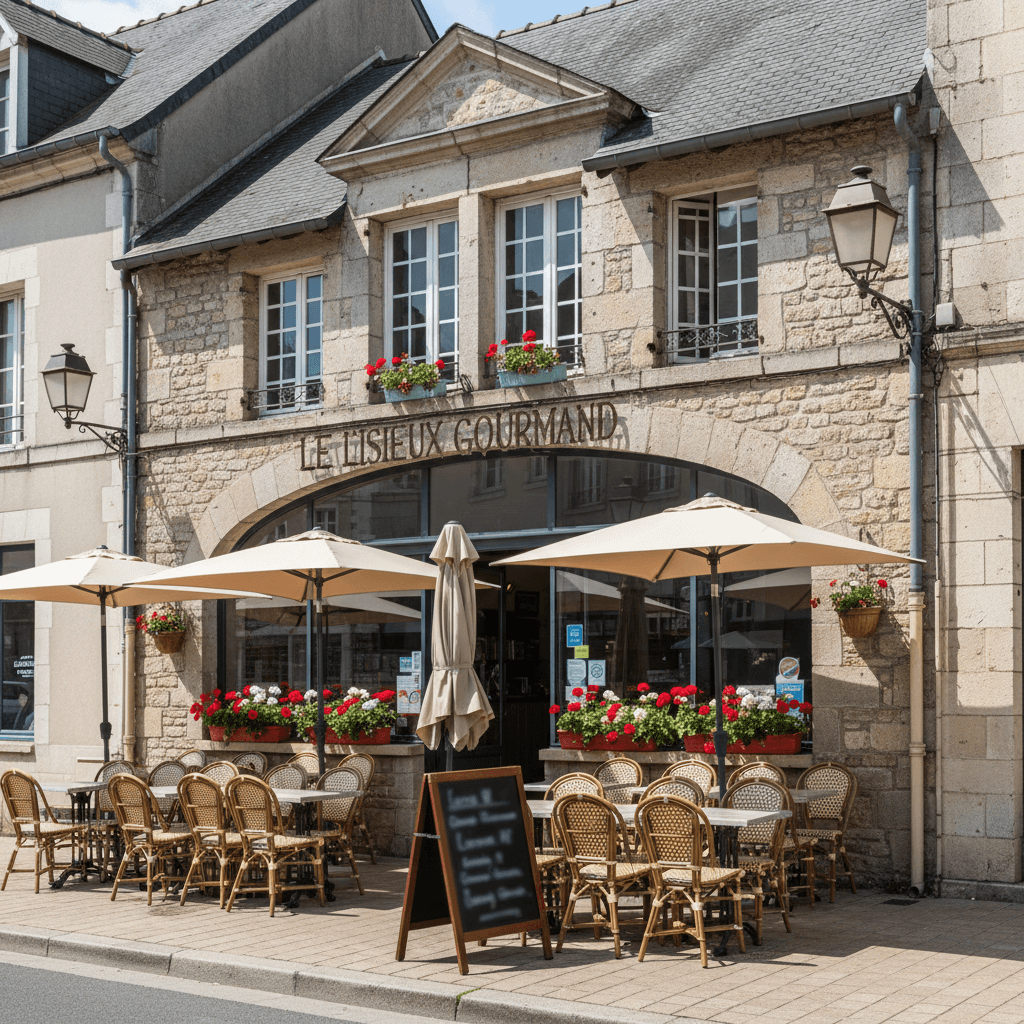 Fast-food à Lisieux : terrasse - licence IV