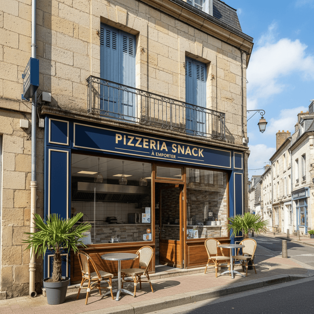 Fast-food 70m² à Avranches : terrasse - extraction - Image 1