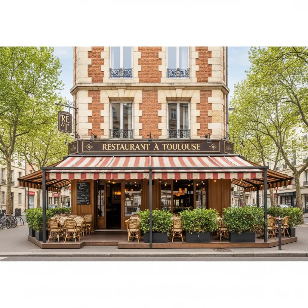 Restaurant à Toulouse : terrasse - licence IV - Image 1