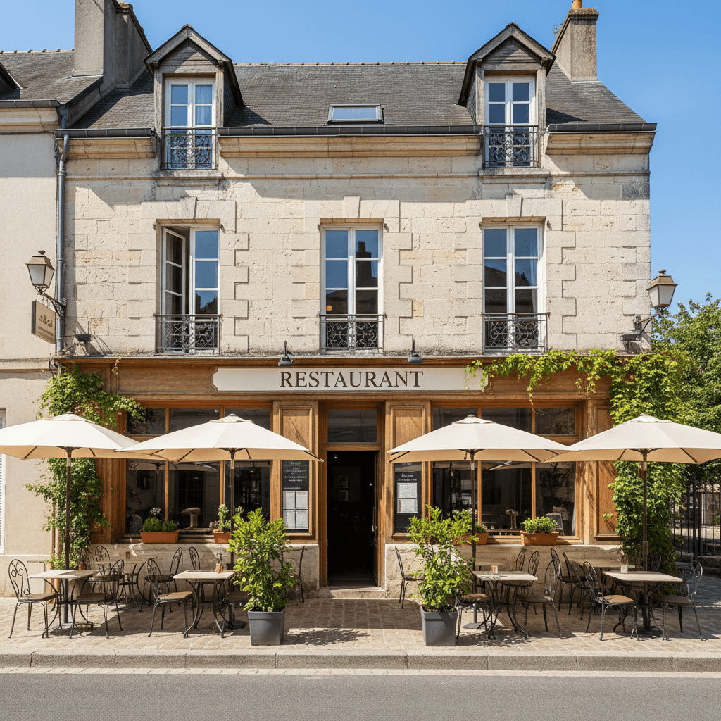 Restaurant 250m² à Boisné-La Tude : terrasse - licence IV - Image 1
