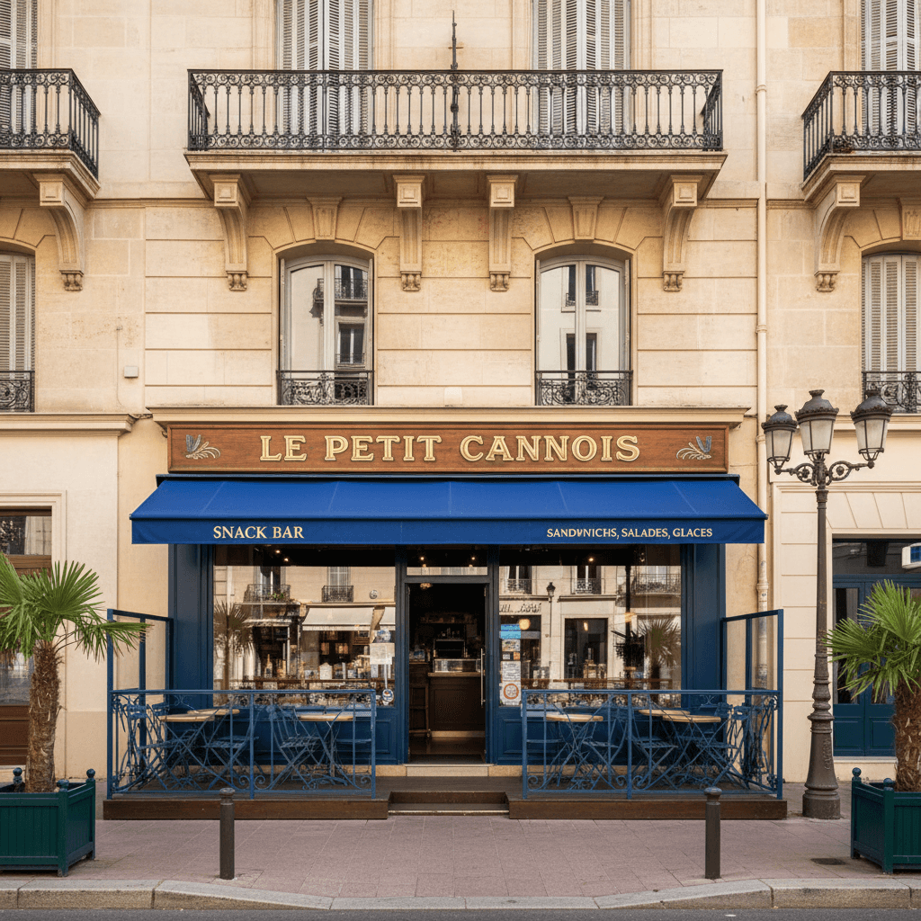 Snack à Cannes : terrasse - cuisine équipée - Image 1