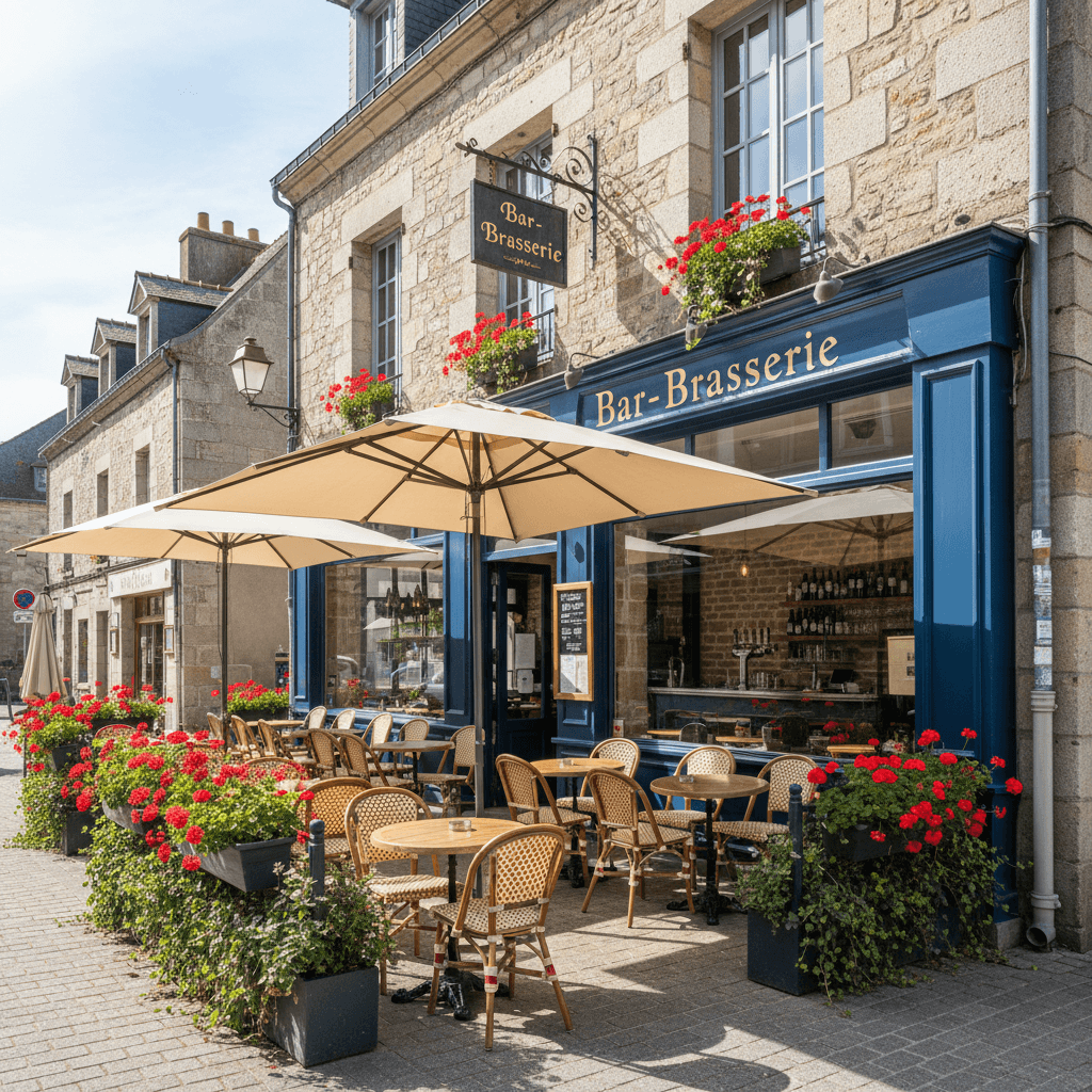 Bar-brasserie 70m² à Vannes : terrasse - licence IV - Image 1