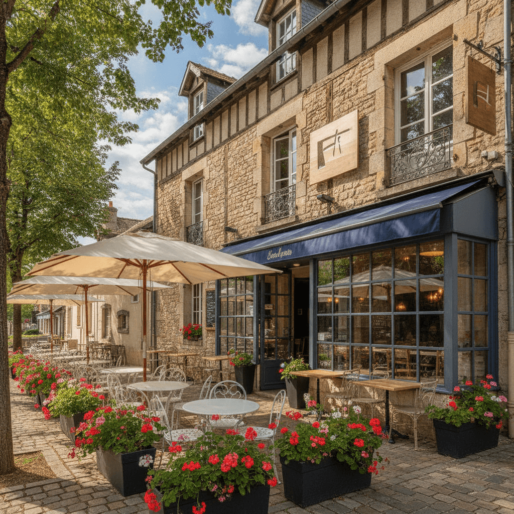 Restaurant 652m² à Saint-Sulpice-et-Cameyrac : terrasse - extraction - Image 1
