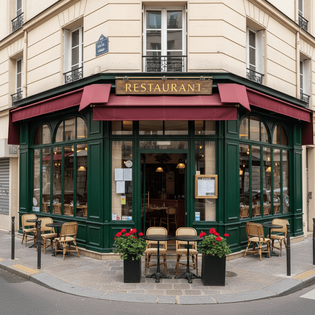 Restaurant 38 couverts à Levallois-Perret : terrasse - extraction - Image 1