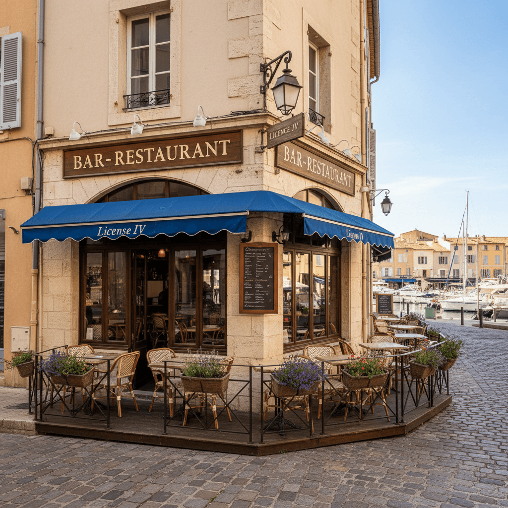 Restaurant 145m² à Hyères : terrasse - licence IV - Image 1