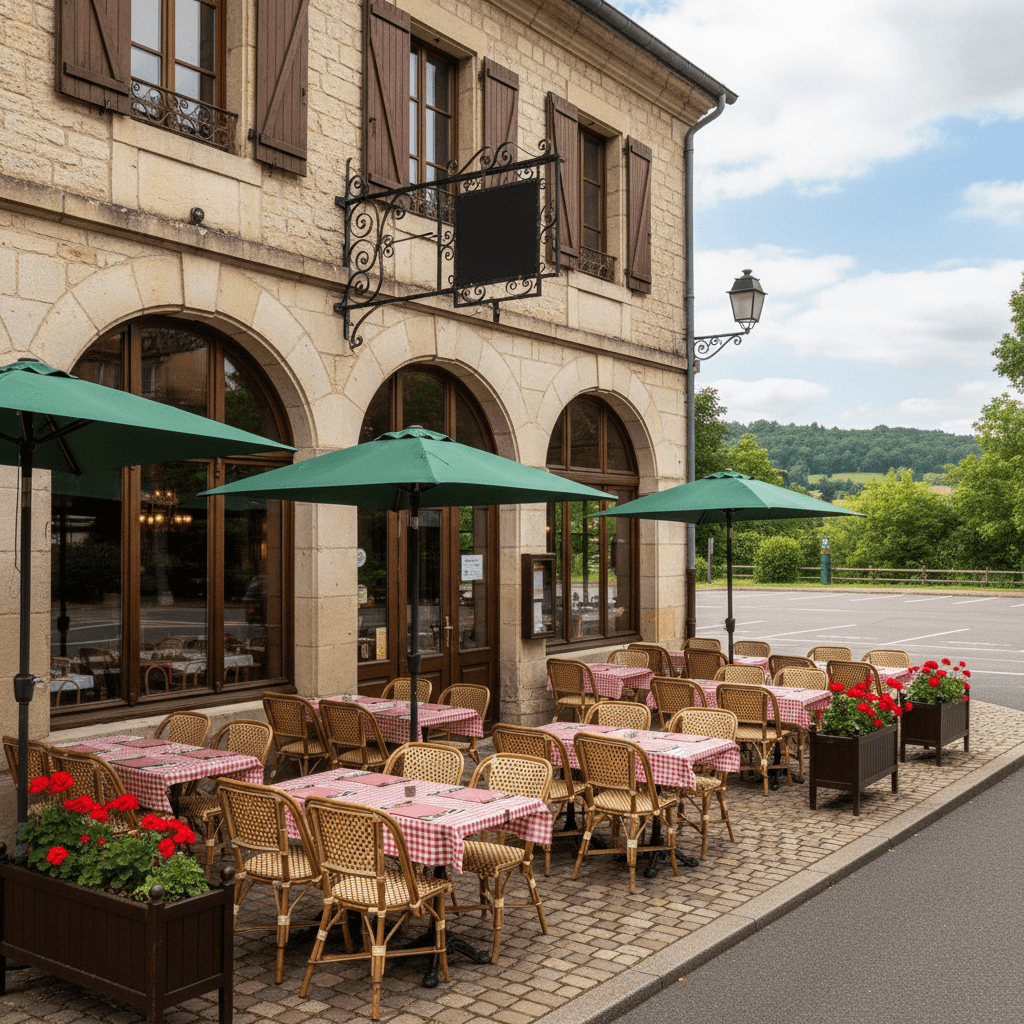 Restaurant 160m² à Vieux-Ferrette : terrasse - licence IV - Image 1