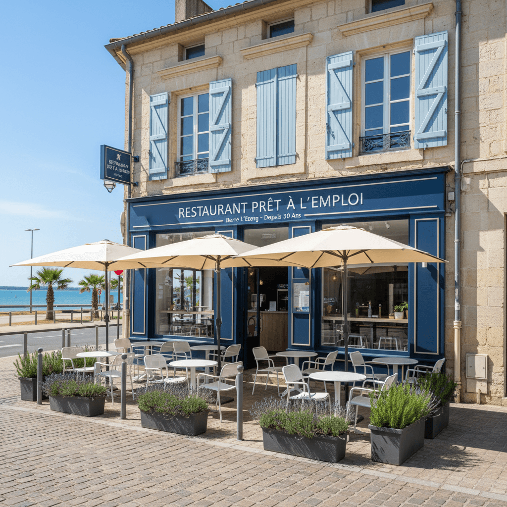 Fast-food 207m² à Berre-L'Étang : terrasse - licence IV - Image 1