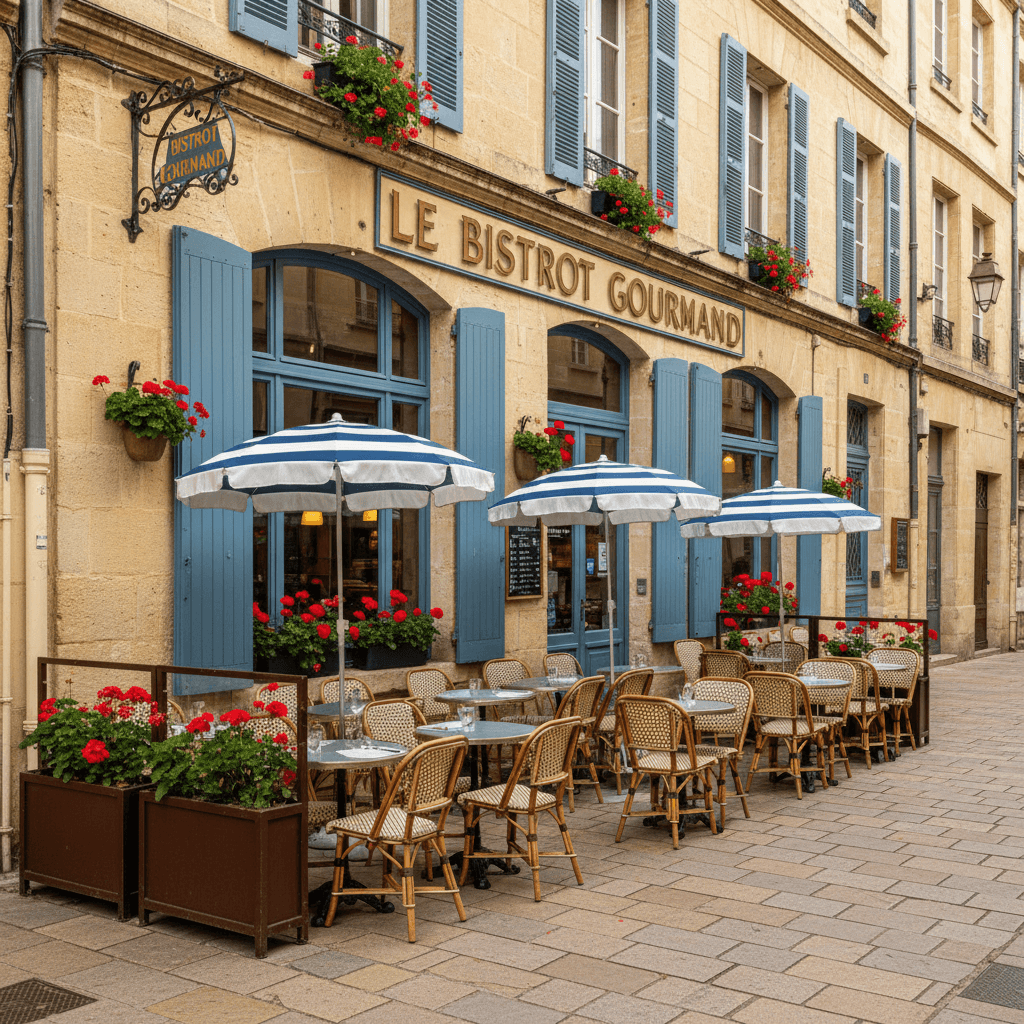 Restaurant à Bordeaux : terrasse