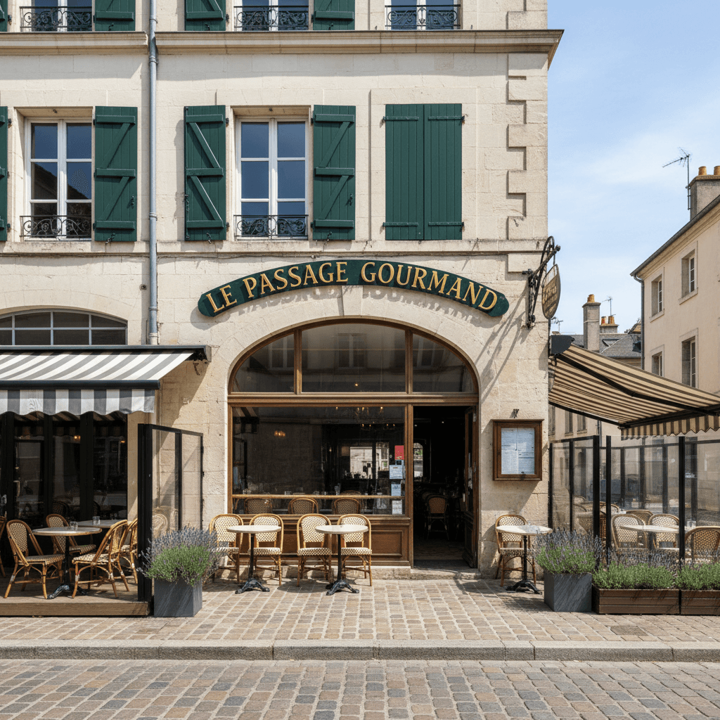 Restaurant à Le Passage : terrasse - extraction - Image 1