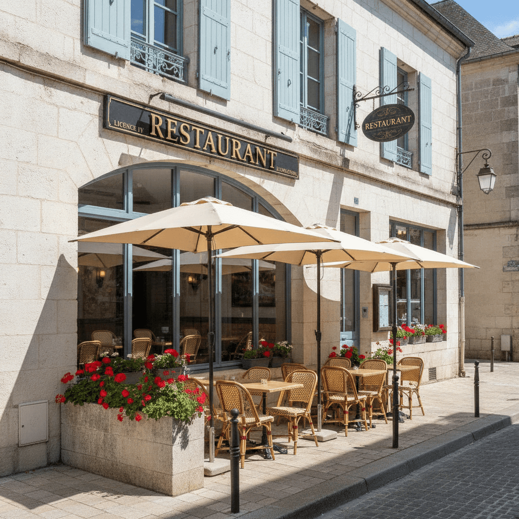 Restaurant à Angers : licence IV - extraction