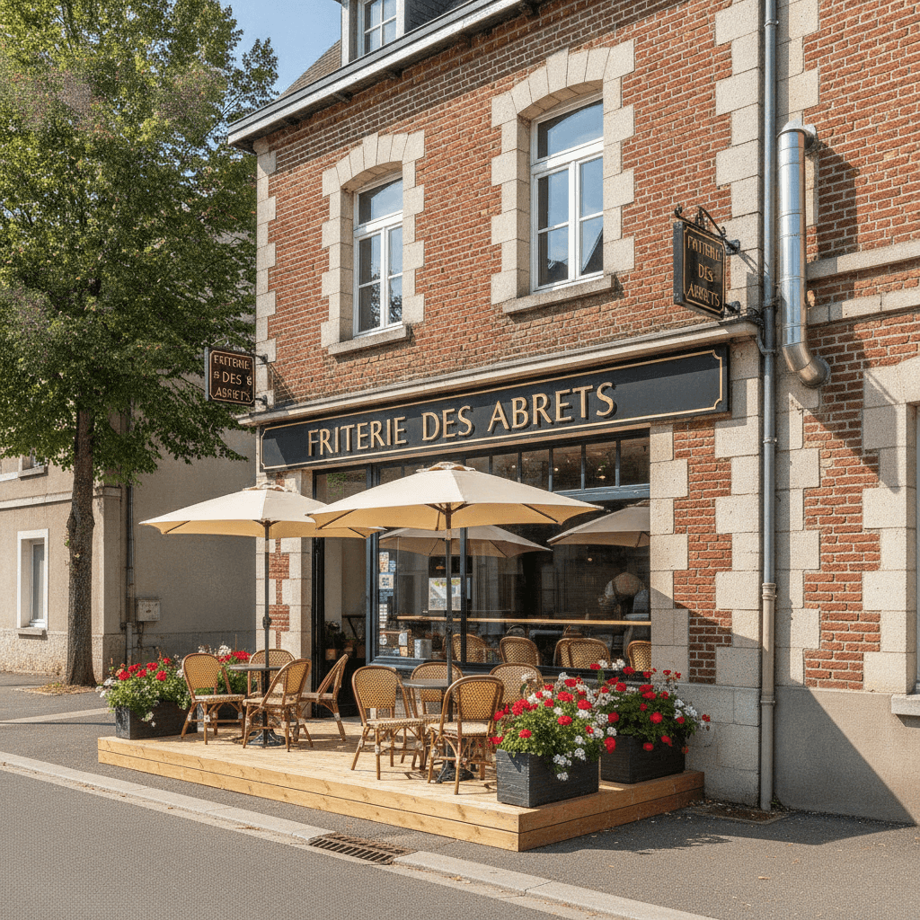 Fast-food 300m² à Avesnes-Les-Aubert : terrasse - extraction - Image 1