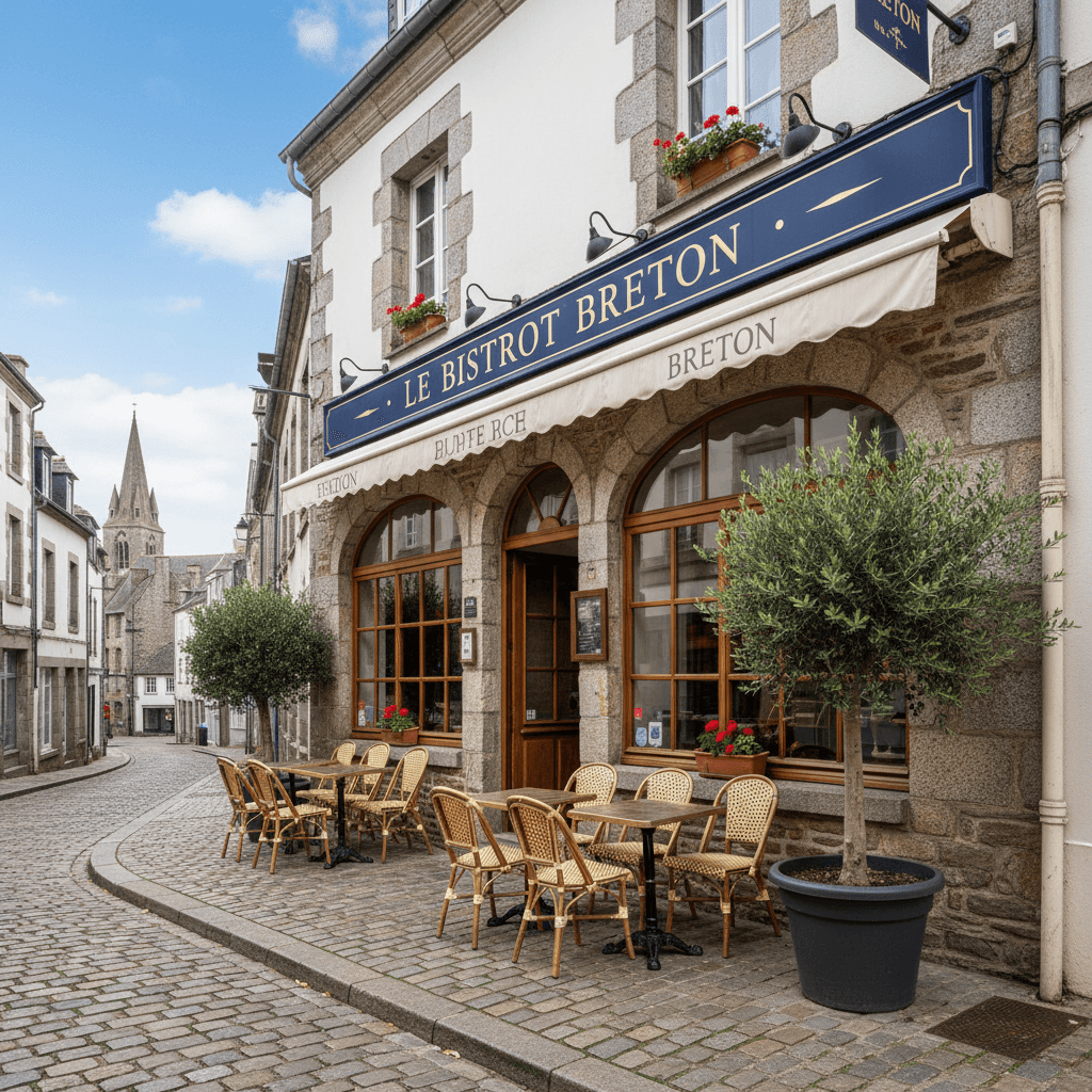 Restaurant 272m² à Quimper : terrasse - licence IV - Image 1