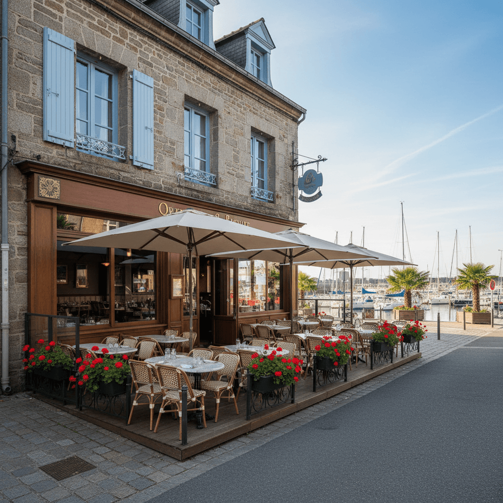 Restaurant à Vannes : terrasse - licence IV - Image 1