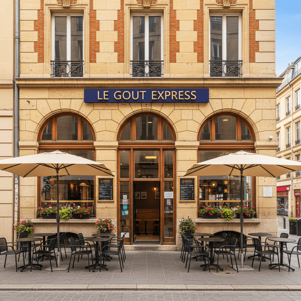 Fast-food 258m² à Lyon : terrasse - cuisine équipée - Image 1