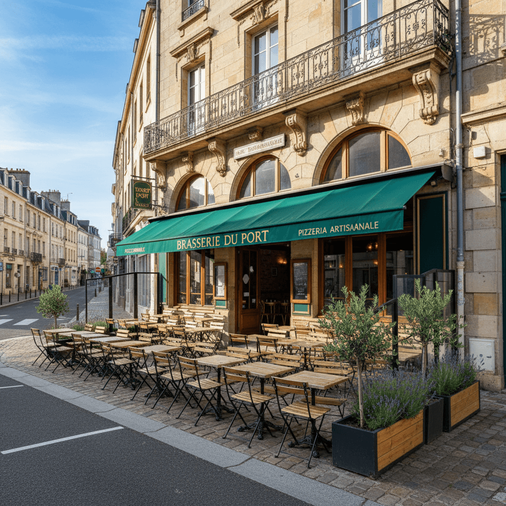 Bar-brasserie à Vannes : terrasse - licence IV - Image 1