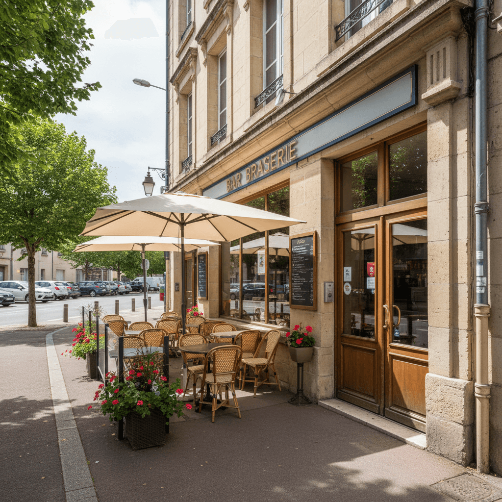 Bar-brasserie 380m² à Pau : terrasse - licence IV - Image 1