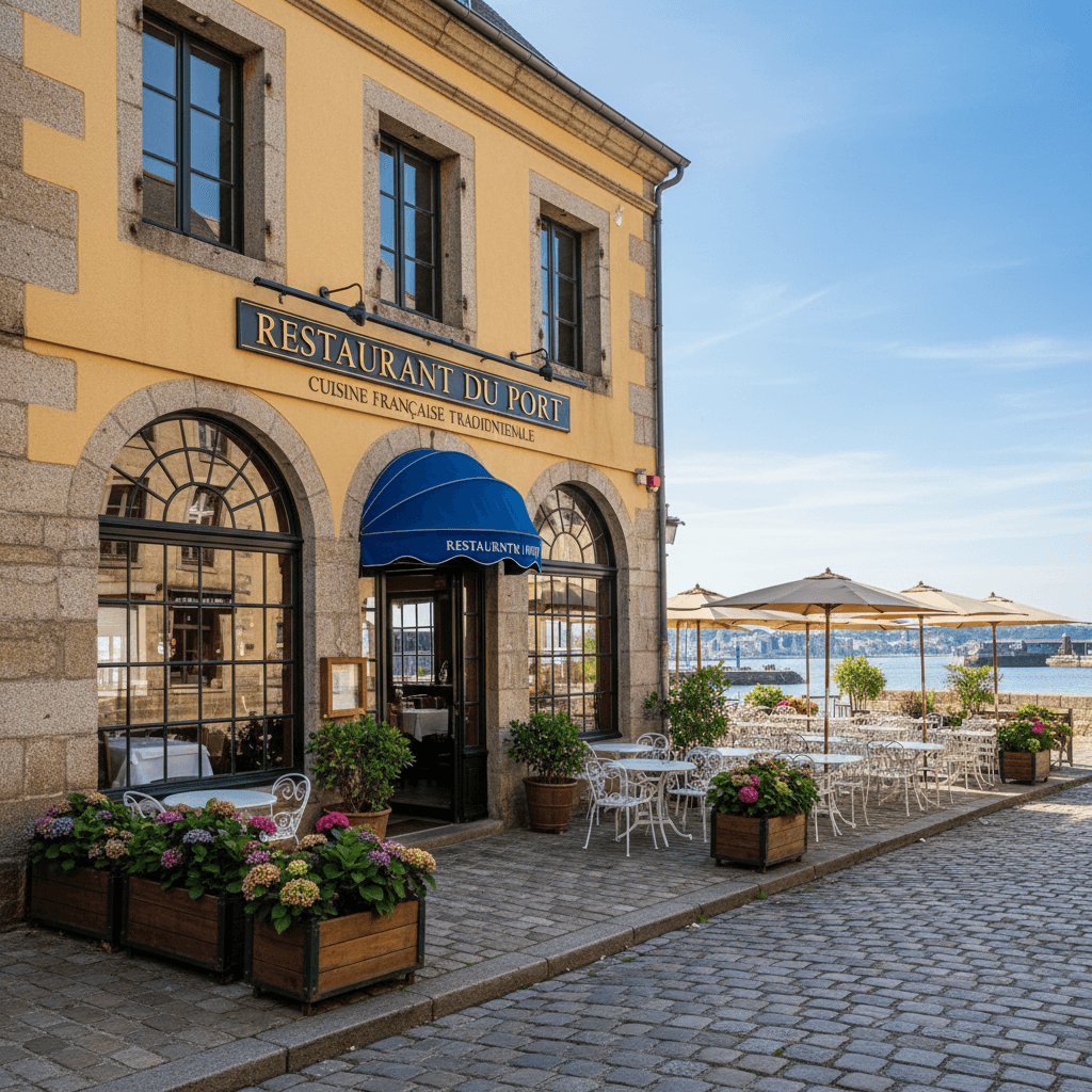 Restaurant 60m² à Vannes : terrasse - licence IV - Image 1