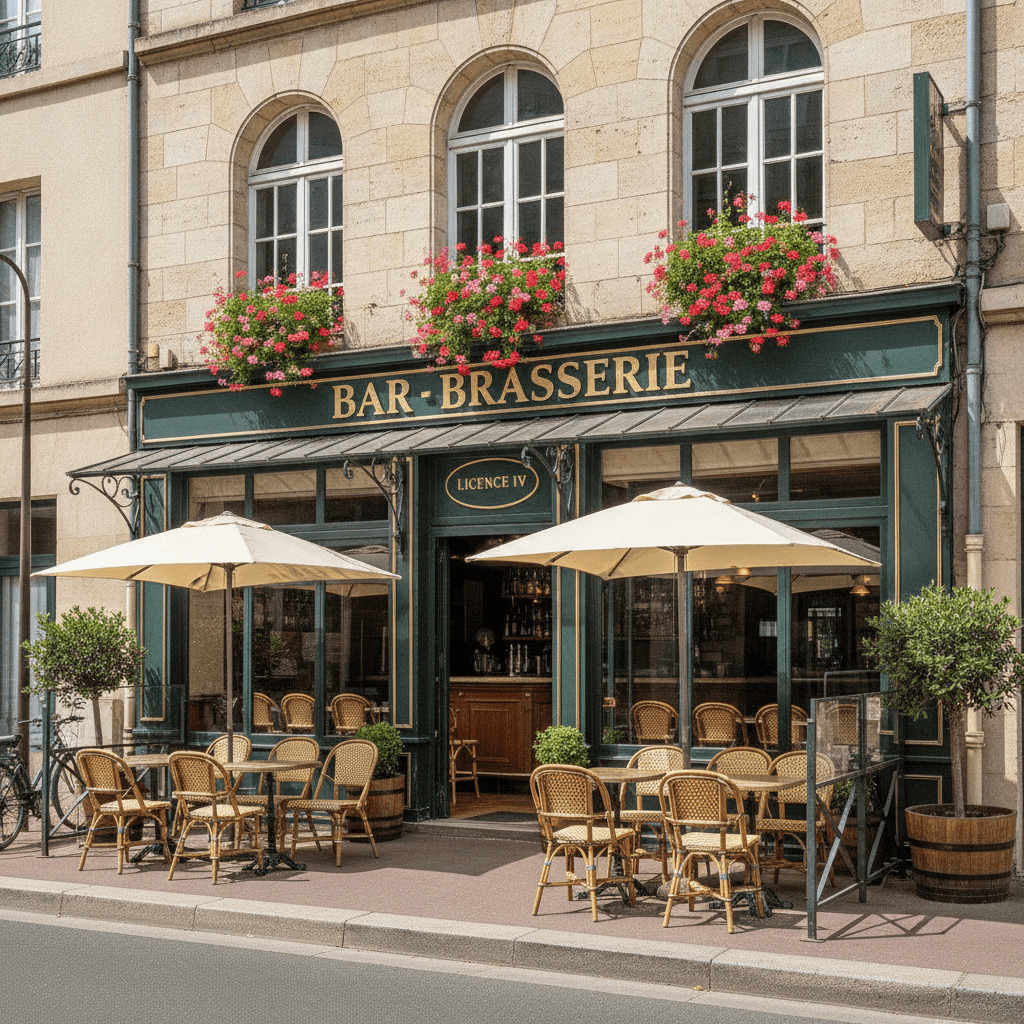 Bar-brasserie 280m² à Trélazé : terrasse - licence IV - Image 1
