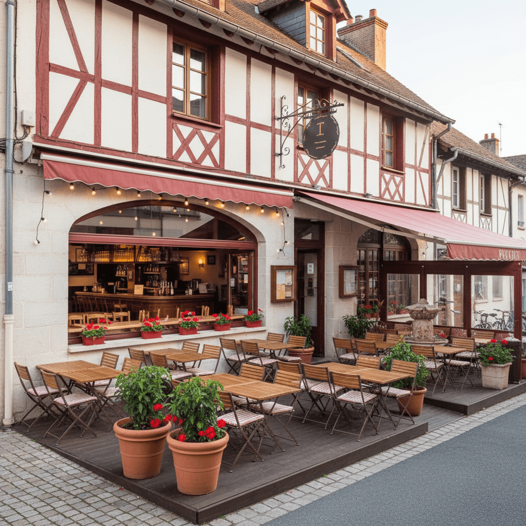 Restaurant 400m² à Espelette : terrasse - licence IV - Image 1
