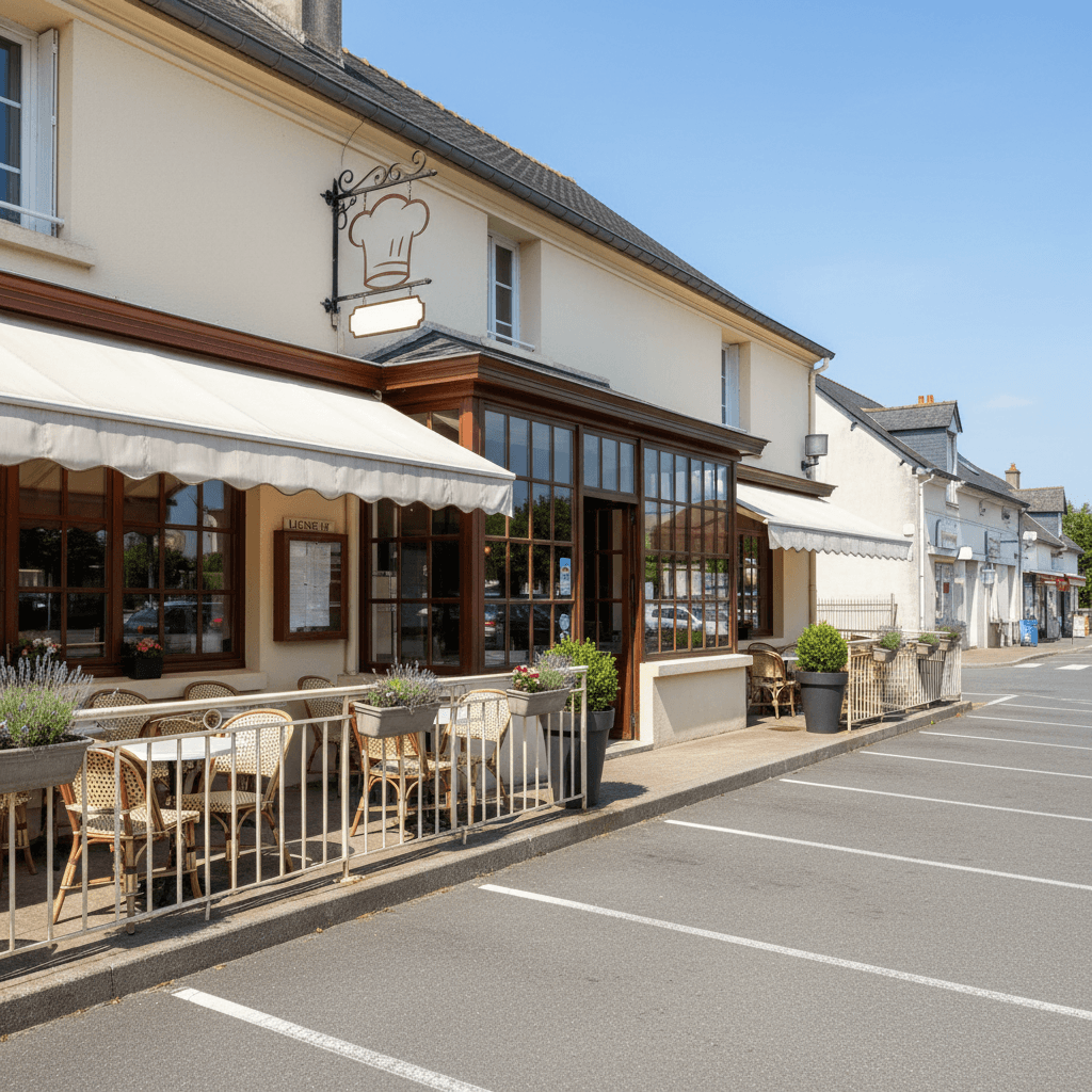 Restaurant à Sèvremoine : terrasse - licence IV - Image 1