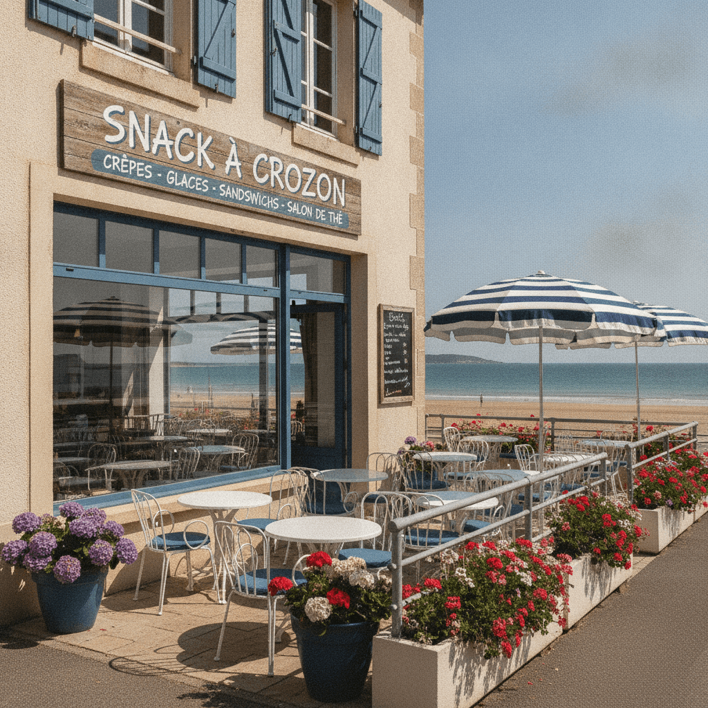 Snack à Crozon : terrasse - Image 1