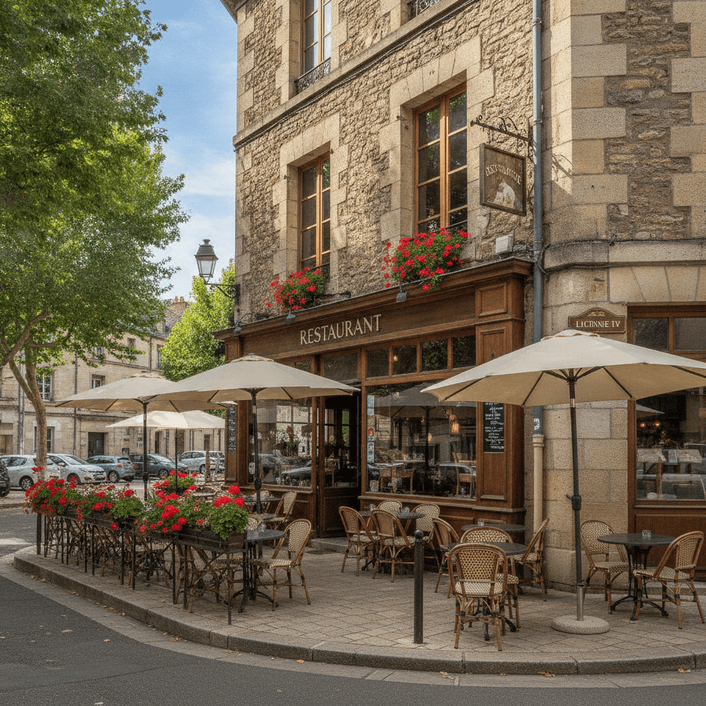 Restaurant à Valence : terrasse - licence IV - Image 1