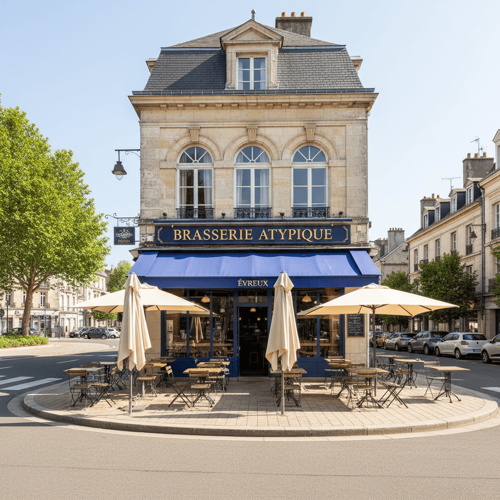 Bar-brasserie à Évreux : terrasse - licence IV - Image 1
