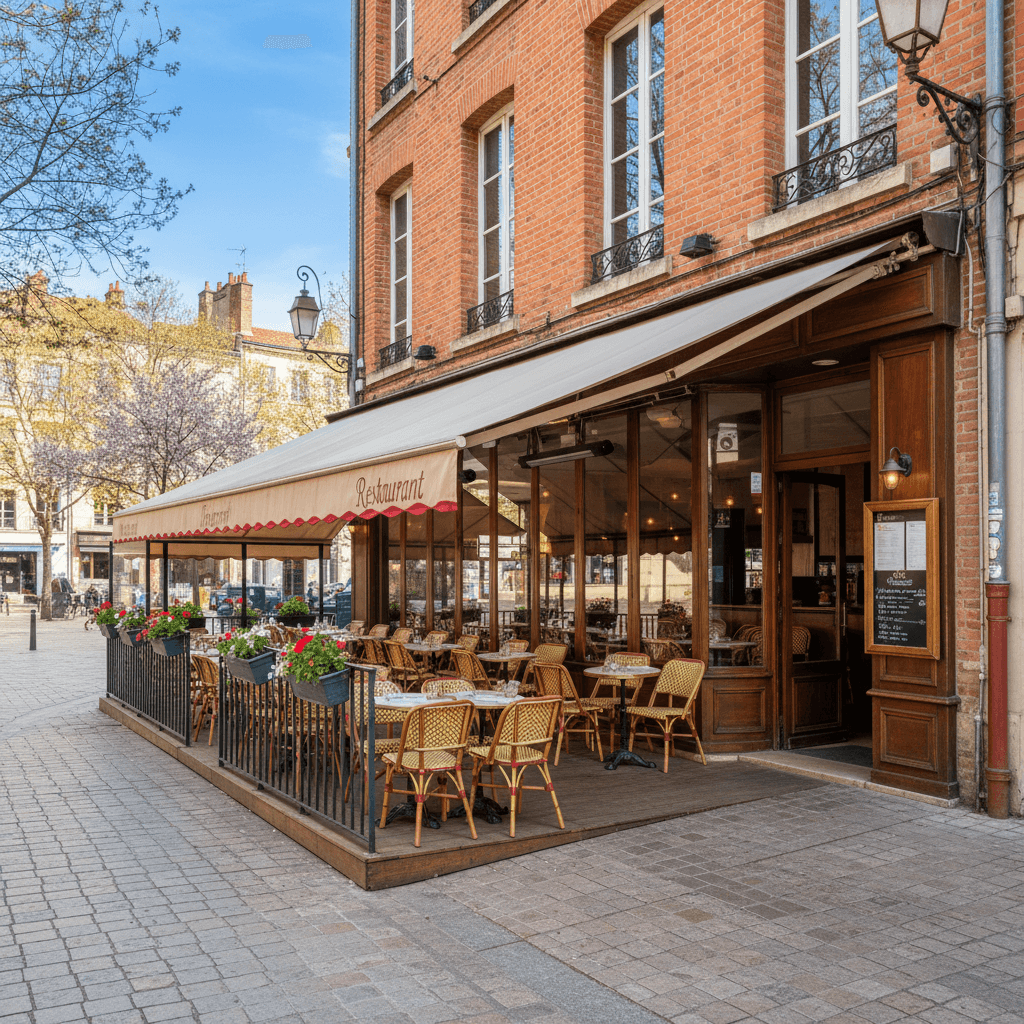 Restaurant 100m² à Toulouse : terrasse - licence IV - Image 1