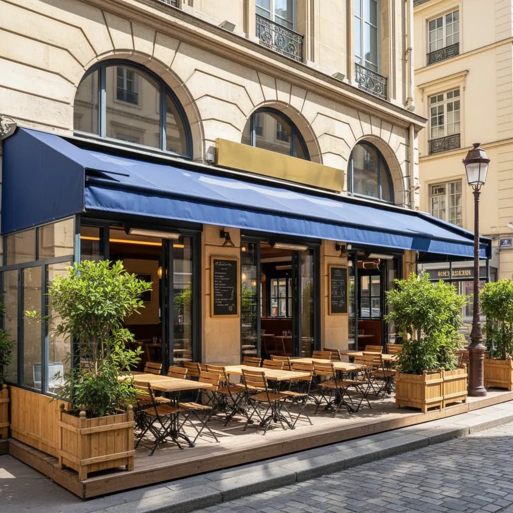 Bar-brasserie 95m² à Lyon : terrasse - licence IV - Image 1