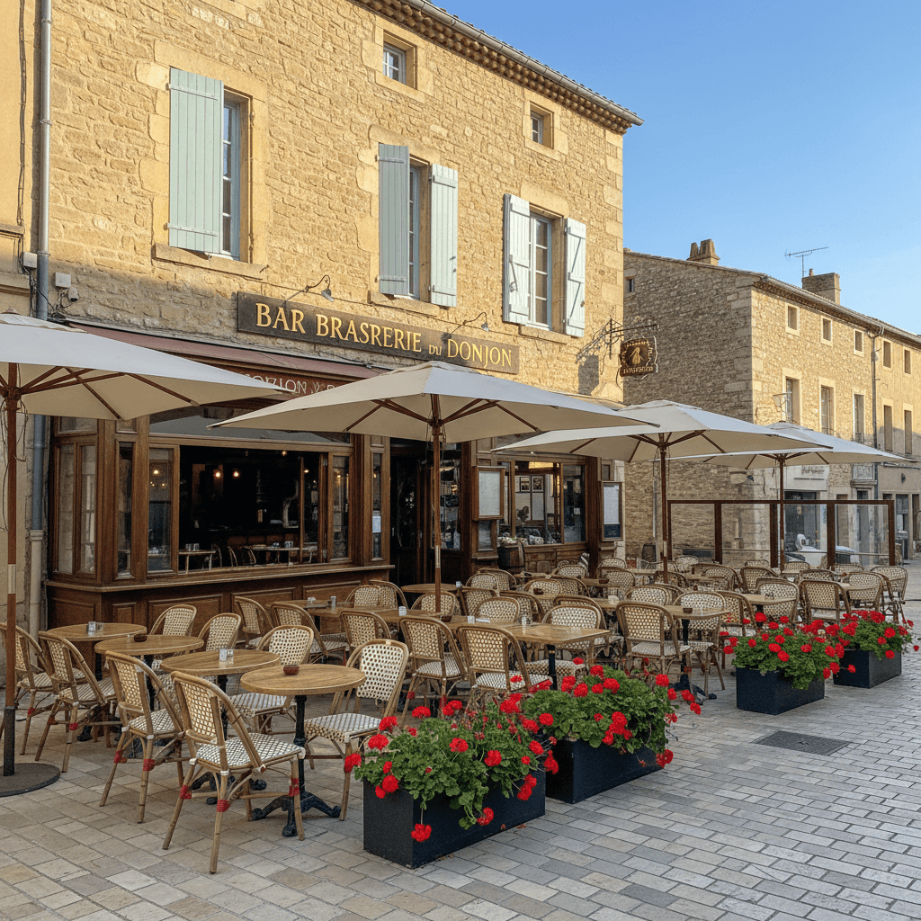 Bar-brasserie à Carcassonne : terrasse - licence IV - Image 1