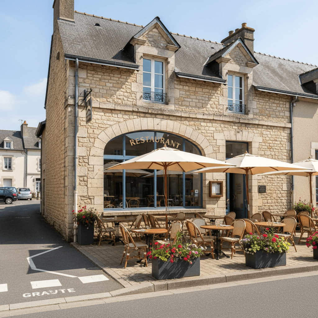 Restaurant à Saumur : terrasse - licence IV - Image 1