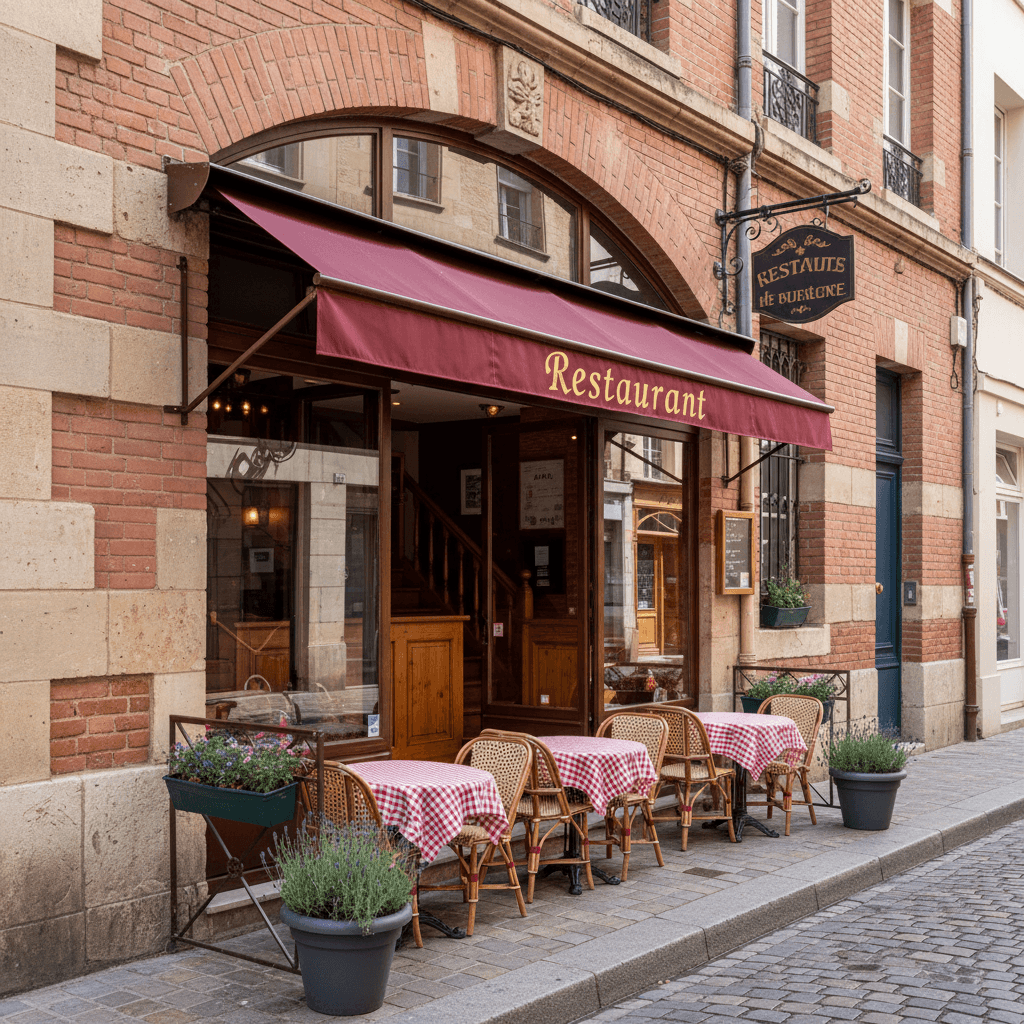 Restaurant à Toulouse : terrasse - extraction - Image 1
