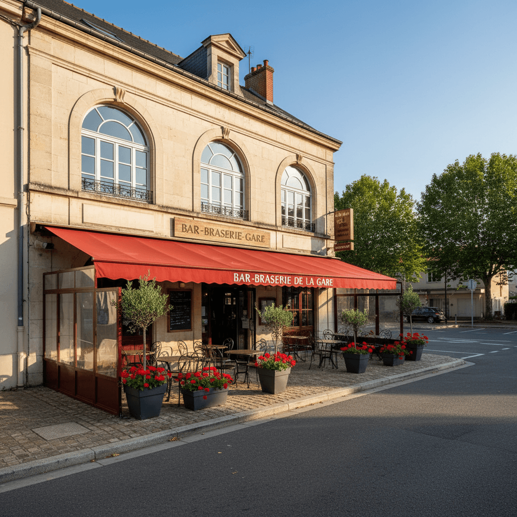 Bar-brasserie 250m² à Pessac : terrasse - licence IV