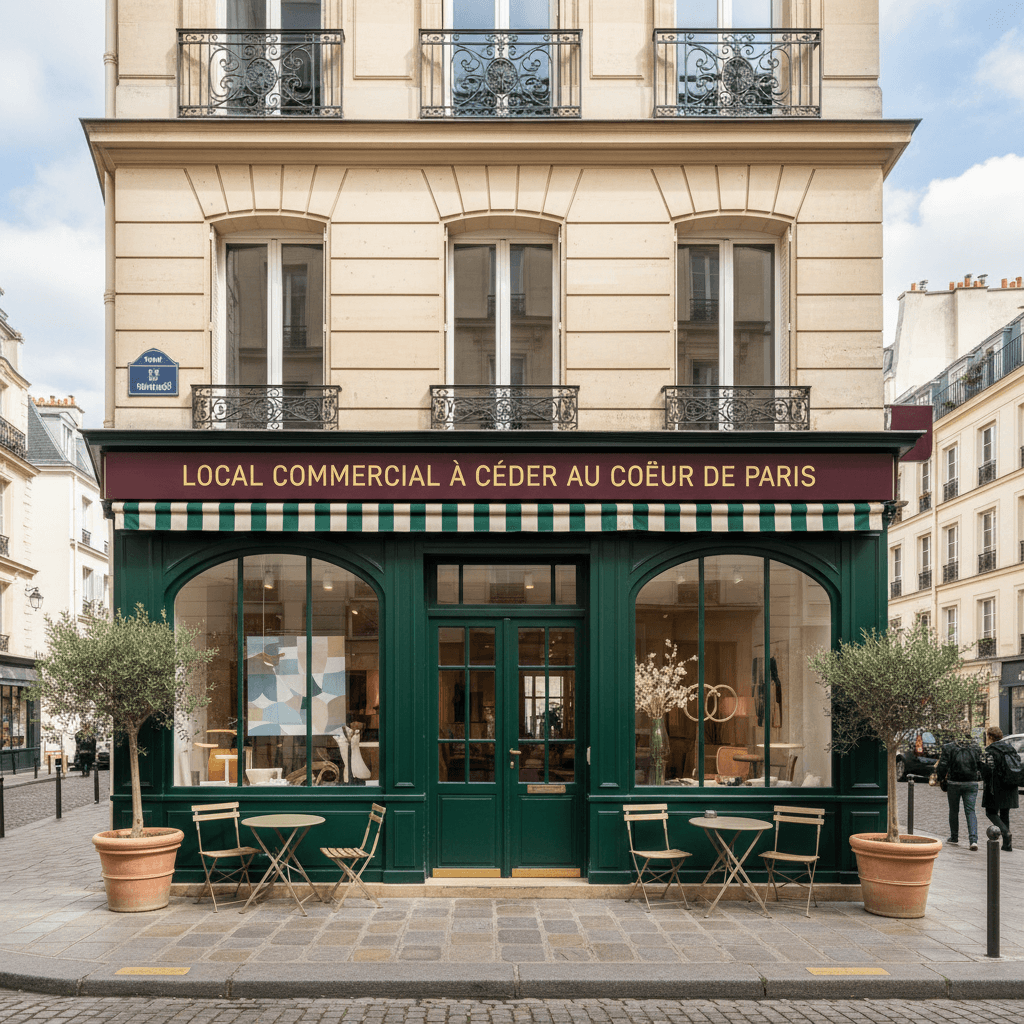 Local commercial à céder au cœur de Paris - Image 1